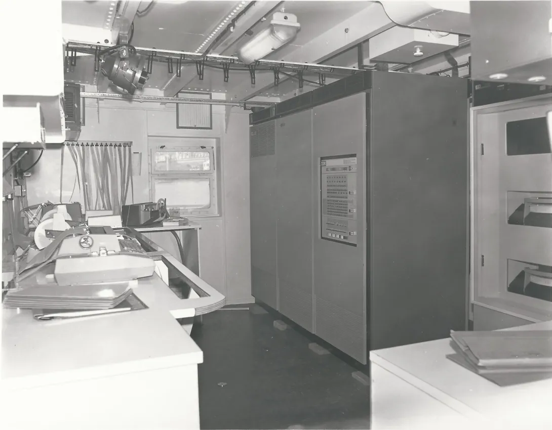 RRS Discovery's Computer Room